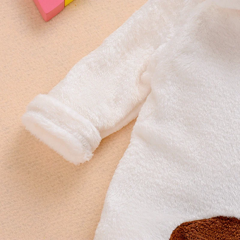 0-18M Newborn Baby Hooded Bear Jumpsuit - Image 15