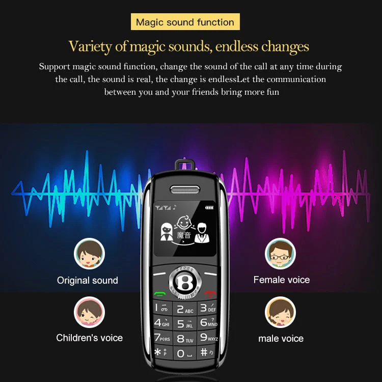 0.66inch Mini Mobile Phone Bluetooth MP3 Dual Sim - Image 5