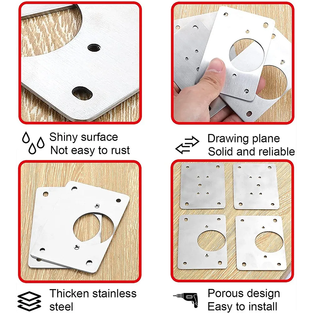 1/2/4/10PCS Hinge Repair Plates - Image 5