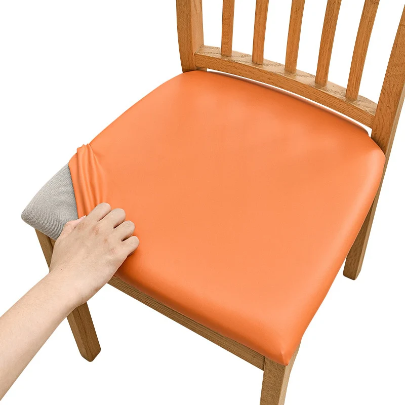1/2/4/6 PCS PU Leather Chair Cover - Image 11