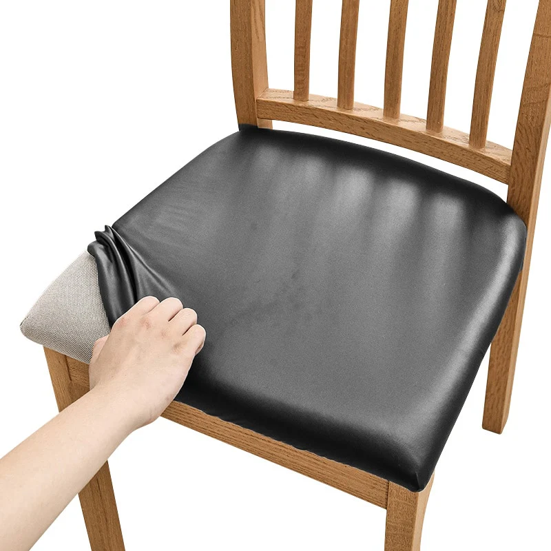 1/2/4/6 PCS PU Leather Chair Cover - Image 16