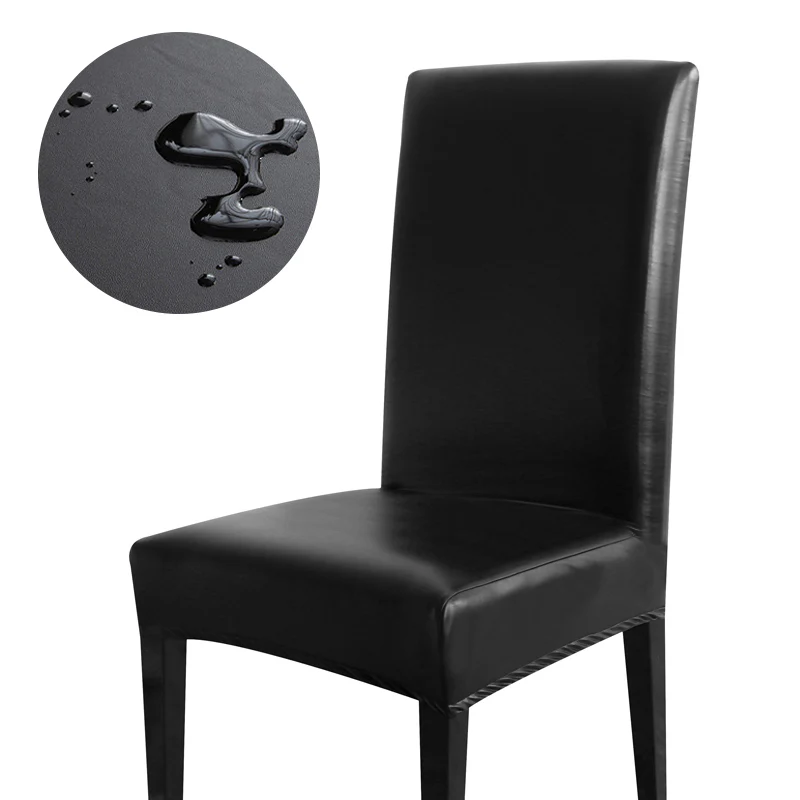 1/2/4/6 PCS PU Leather Chair Cover - Image 27