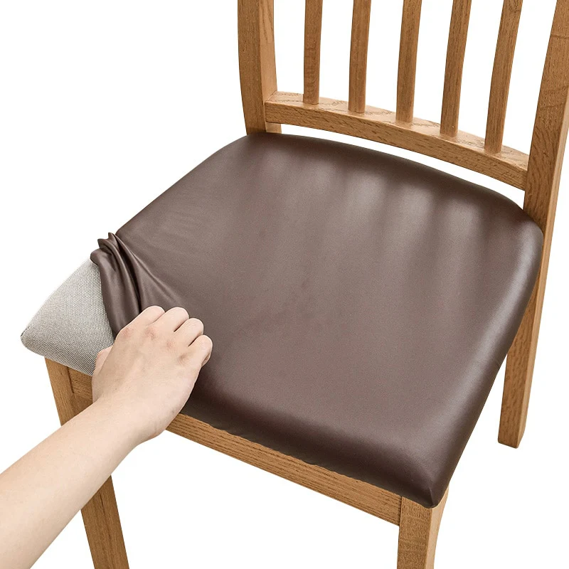 1/2/4/6 PCS PU Leather Chair Cover - Image 6