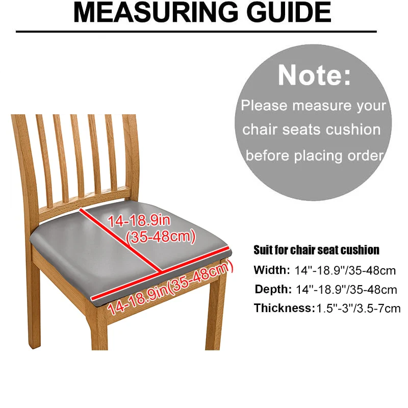 1/2/4/6 Pieces Waterproof Leather Chair Cover - Image 13