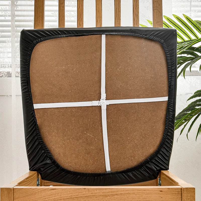 1/2/4/6 Pieces Waterproof Leather Chair Cover - Image 16