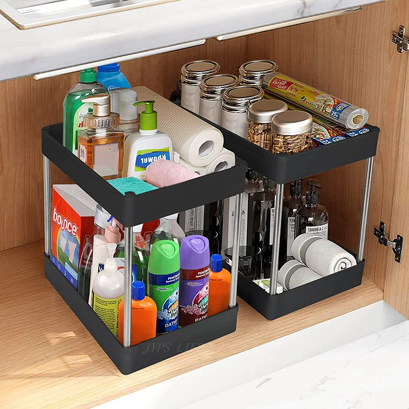 1/2 PCS Under Sink Storage Shelf - Image 12