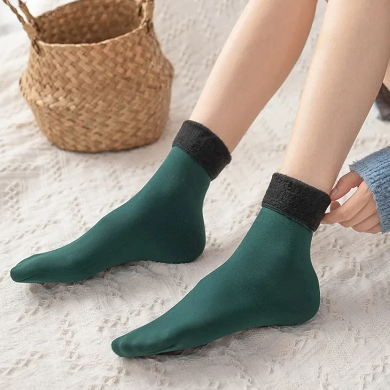 1-20Pairs Thermal Fleece Socks - Image 10