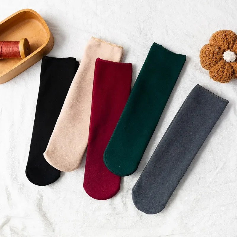 1-20Pairs Thermal Fleece Socks - Image 12