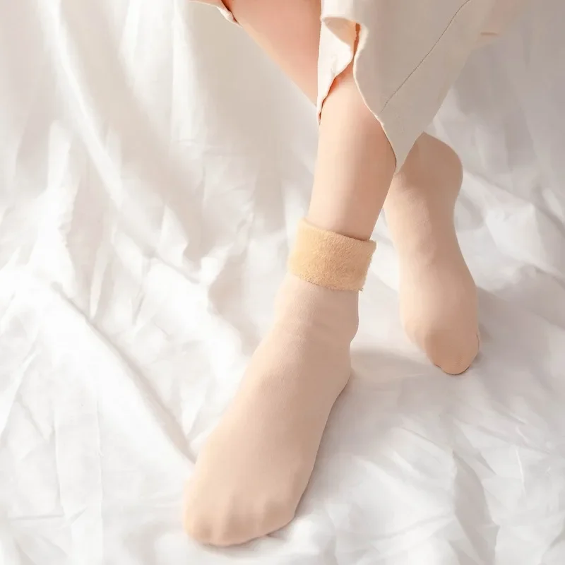 1-20Pairs Thermal Fleece Socks - Image 15