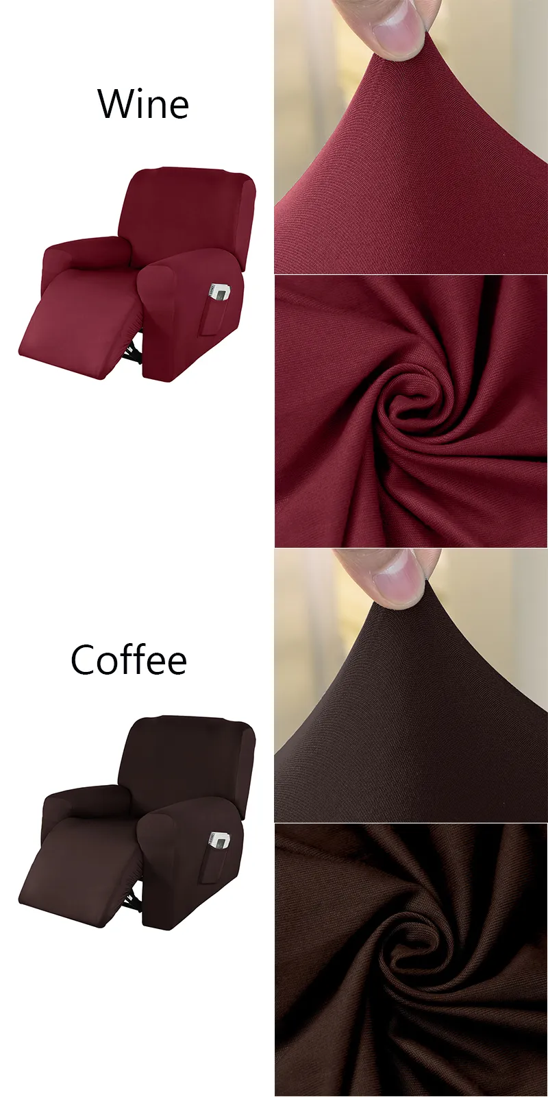 1-4 Seater Recliner Sofa Cover - Image 20