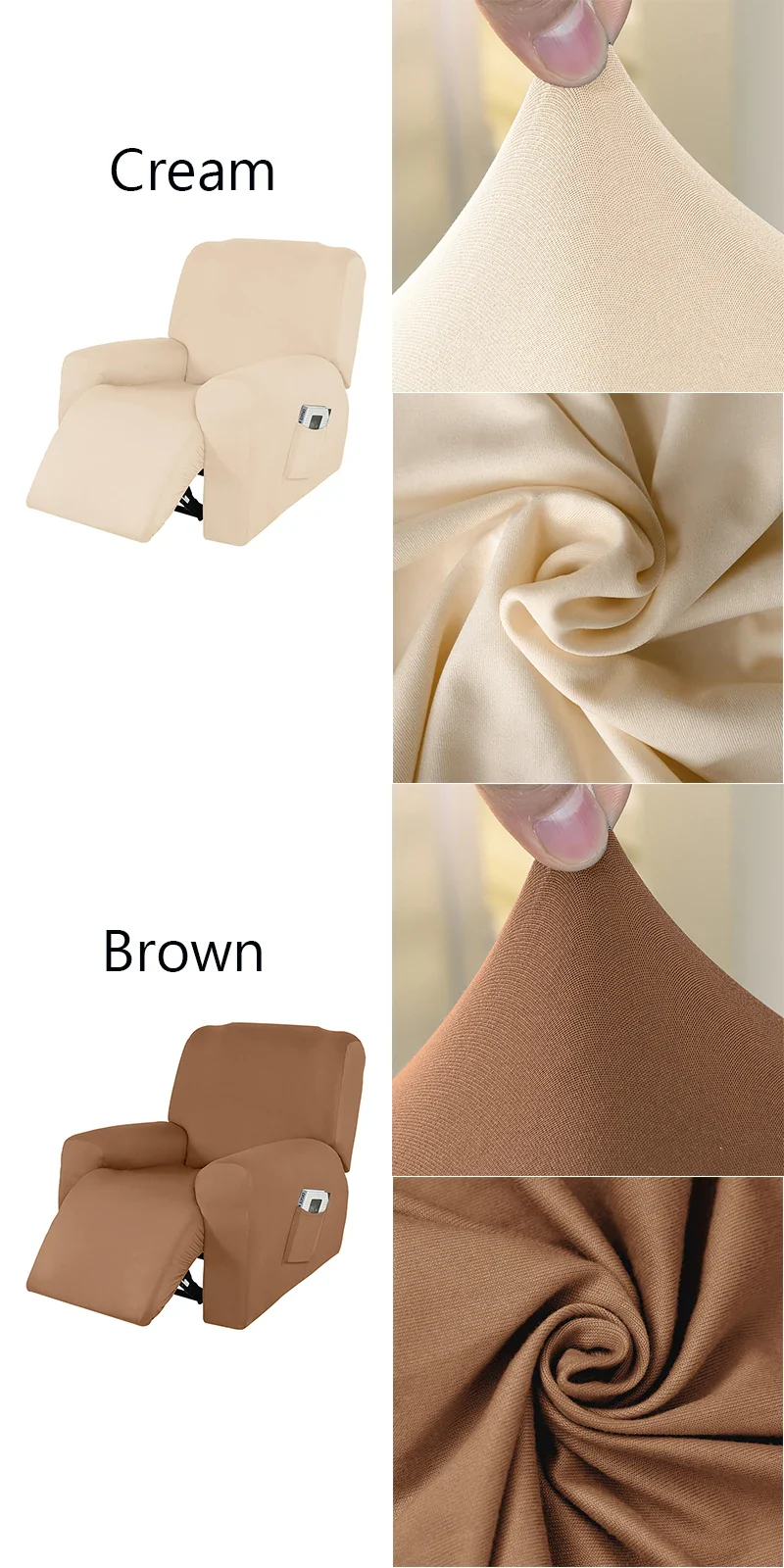 1-4 Seater Recliner Sofa Cover - Image 21