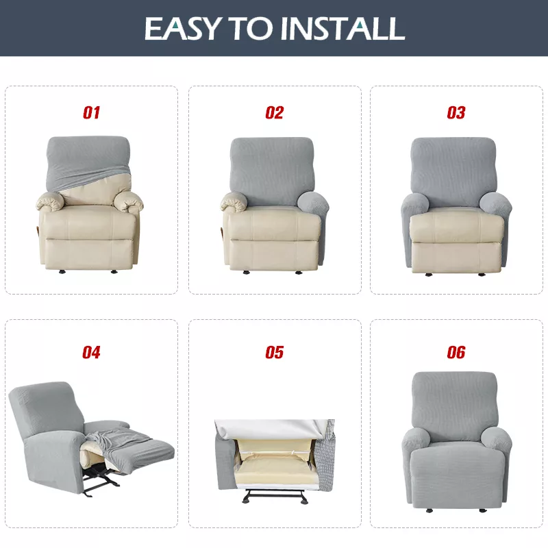 1-4 Seater Recliner Sofa Cover - Image 22