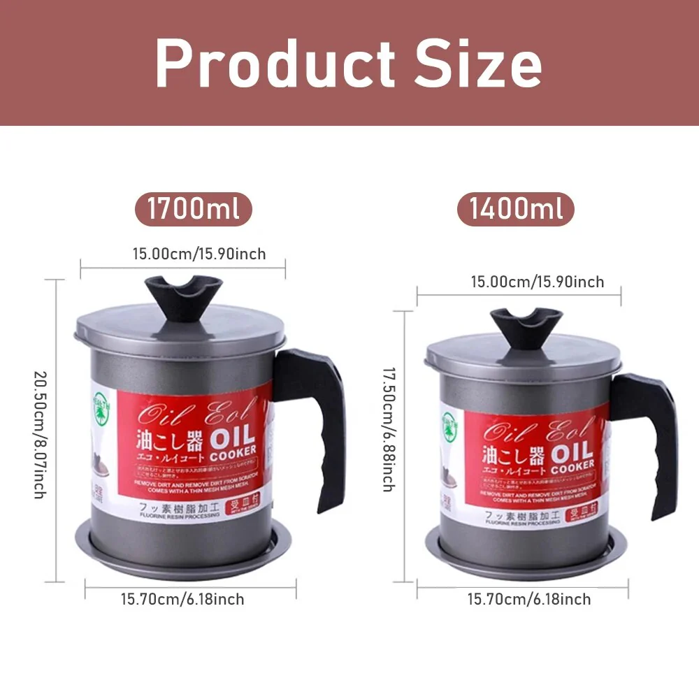1.4L/1.7L Stainless Steel Oil Filter - Image 3