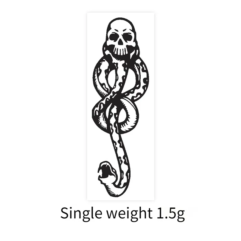 1/5PCS Death Eaters Tattoos Stickers - Image 6