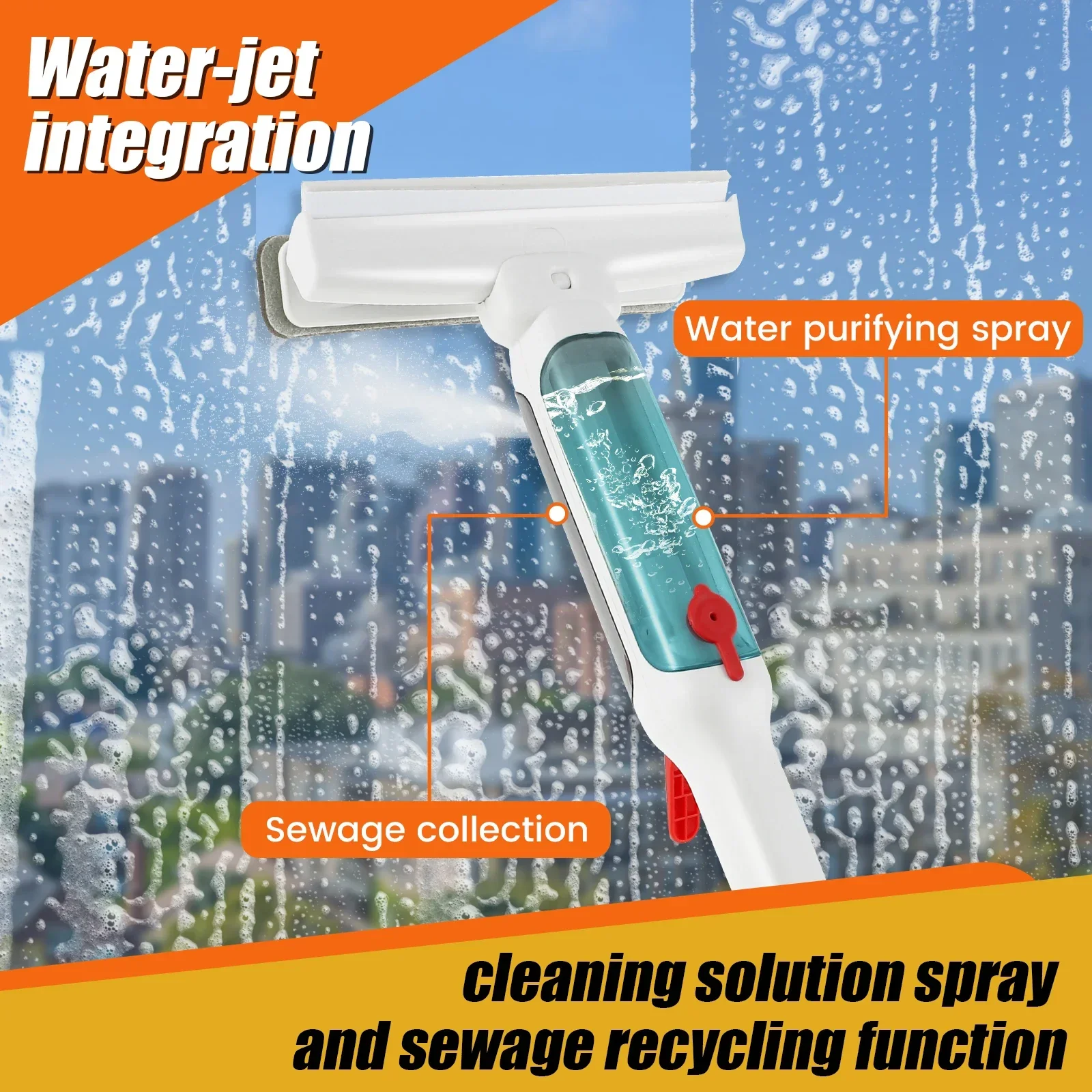 1.9m 75Inch Water Spray Window Cleaner - Image 3