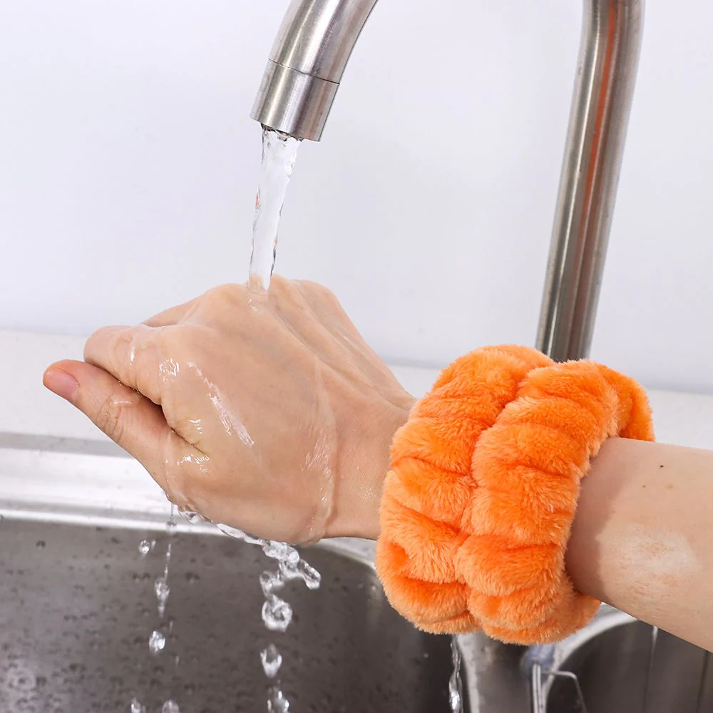 1 Pair (2PCS) Microfiber Face Wash Wrist Band - Image 12