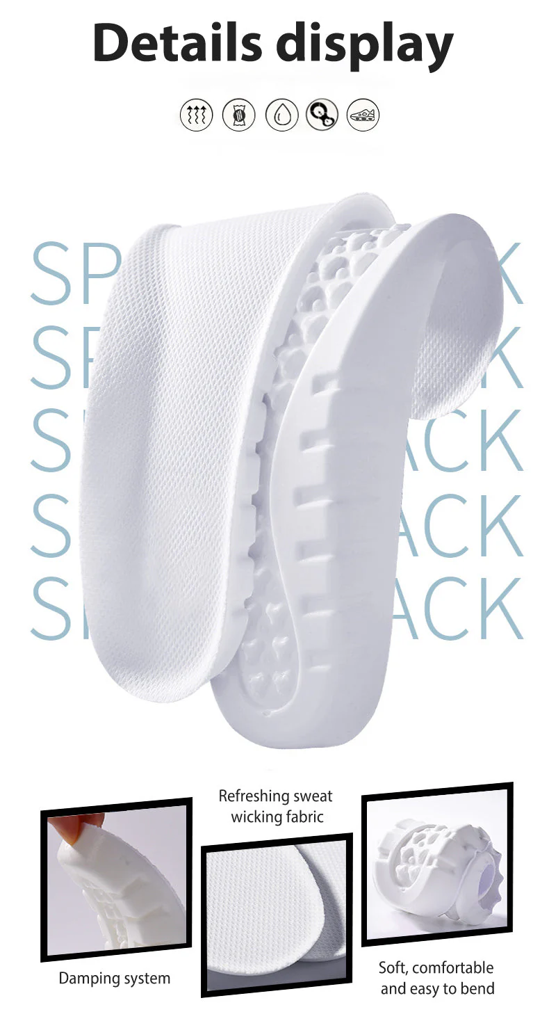 1 Pair Elastic Ultralight Soft Insoles - Image 14