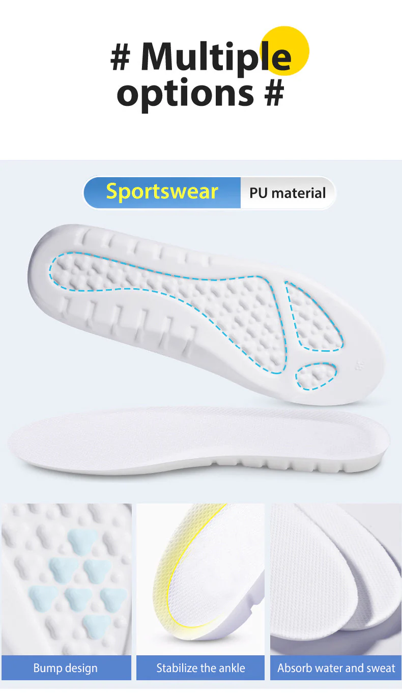 1 Pair Elastic Ultralight Soft Insoles - Image 21