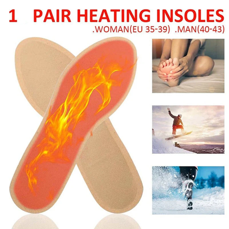1 Pair Foot Warmer Heated Insoles - Image 8