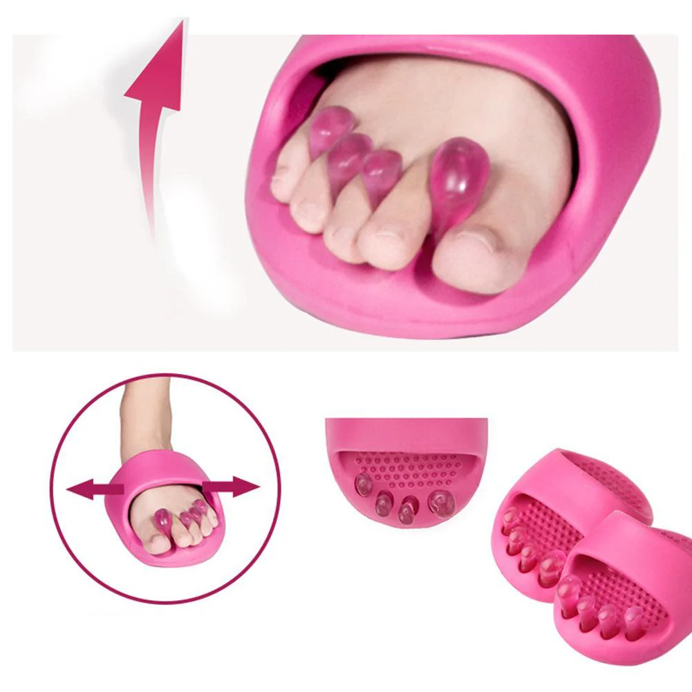 1 Pair Half Palm Slimming Massage Slipper - Image 5