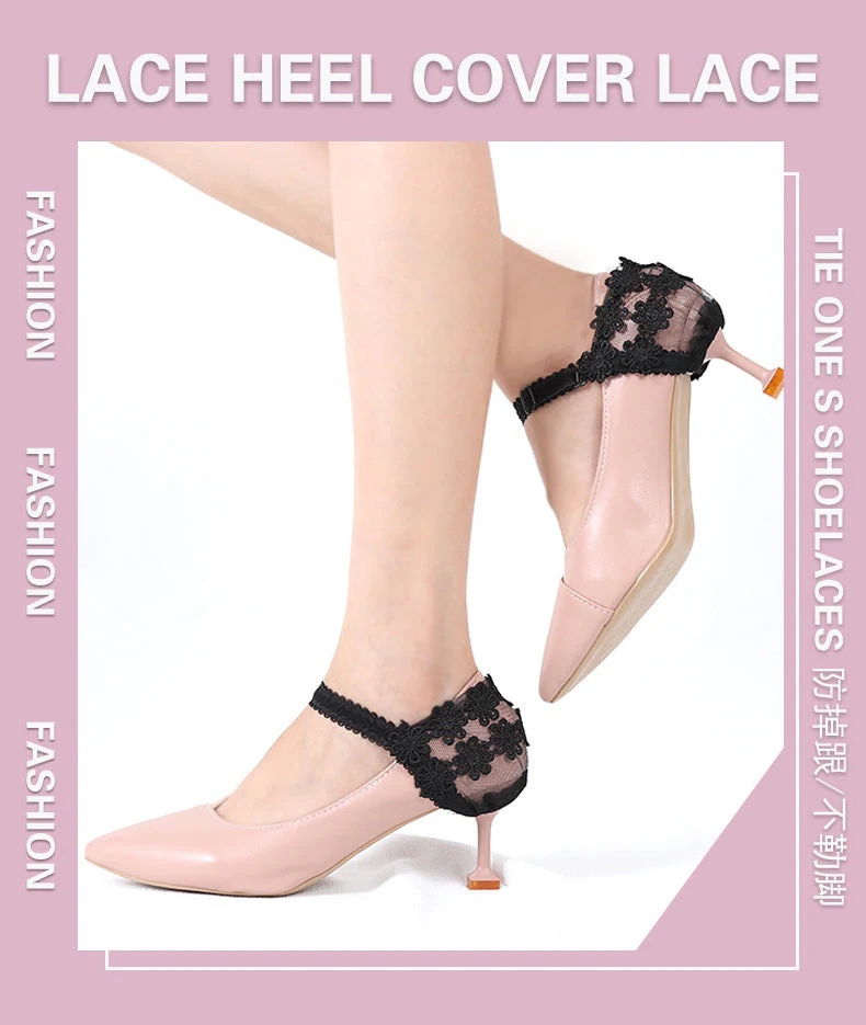 1 Pair High Heel Sexy Lace Shoe Straps - Image 13