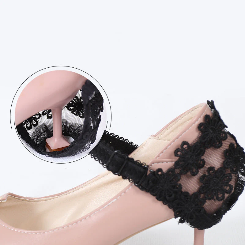 1 Pair High Heel Sexy Lace Shoe Straps - Image 6