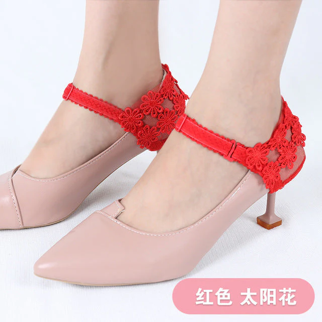 1 Pair High Heel Sexy Lace Shoe Straps - Image 7