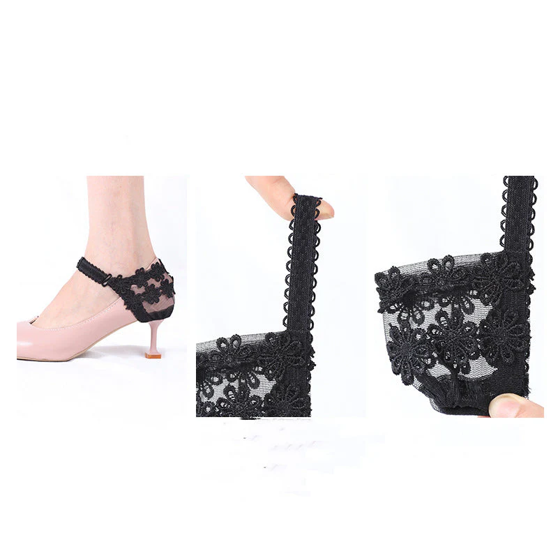 1 Pair High Heel Sexy Lace Shoe Straps - Image 8