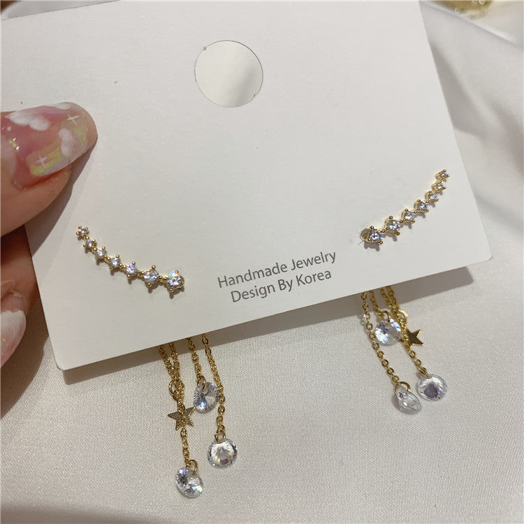 1 Pair Long Star Elegant Earrings - Image 6