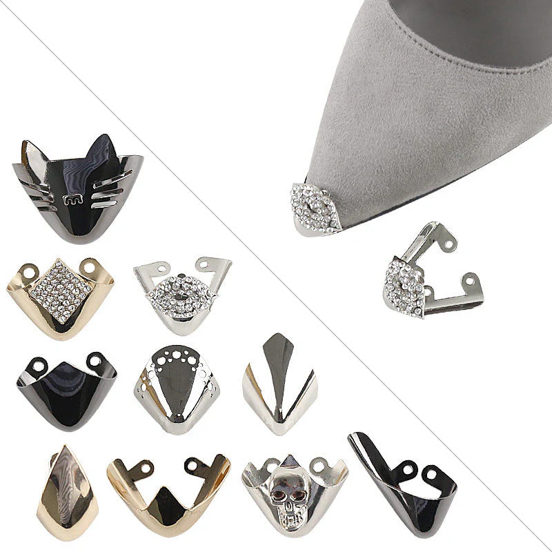 1 Pair Metal High Heel Shoe Tip Cap - Image 13