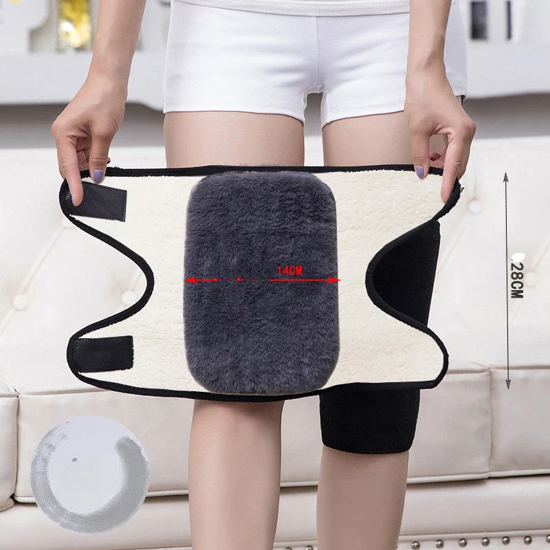 1 Pair Winter Warm Knee Pads - Image 5