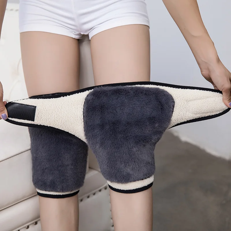 1 Pair Winter Warm Knee Pads - Image 6