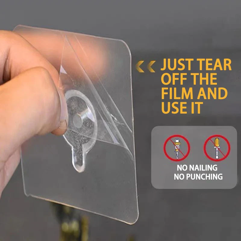 10/20Pcs Adhesive Nails Wall Hooks - Image 3