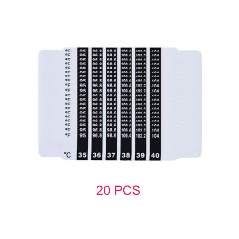 10/20PCS Thermometer Sticker Strip - Image 2
