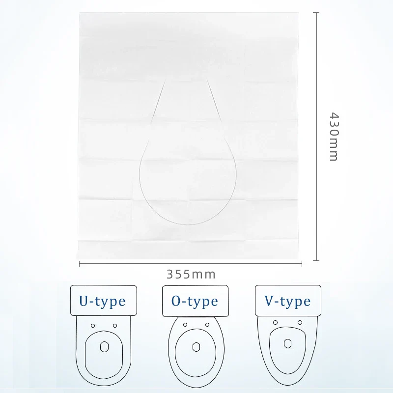 10/50PCS Disposable Toilet Seat Cover - Image 3