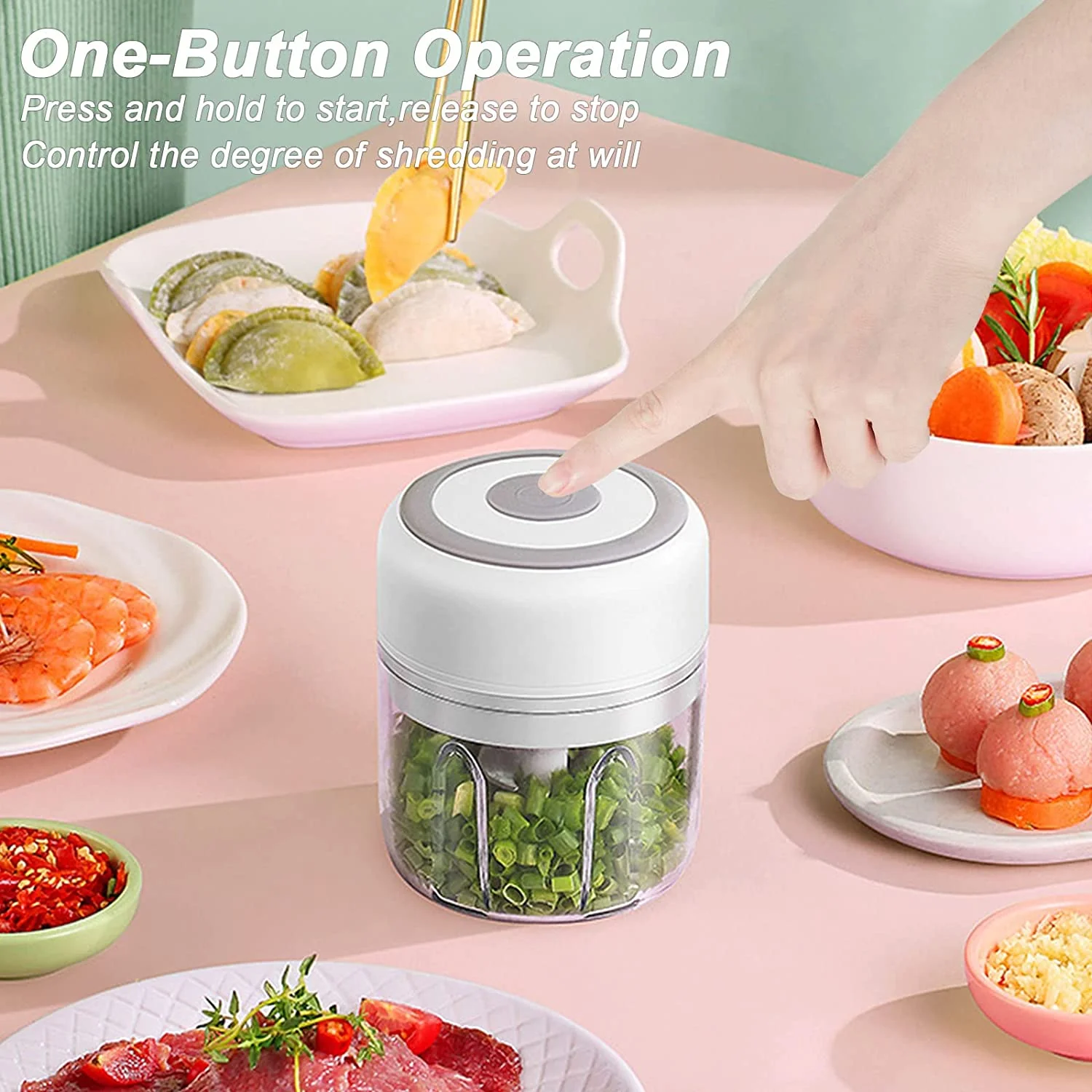 100/250mL Mini Electric Chopper - Image 11