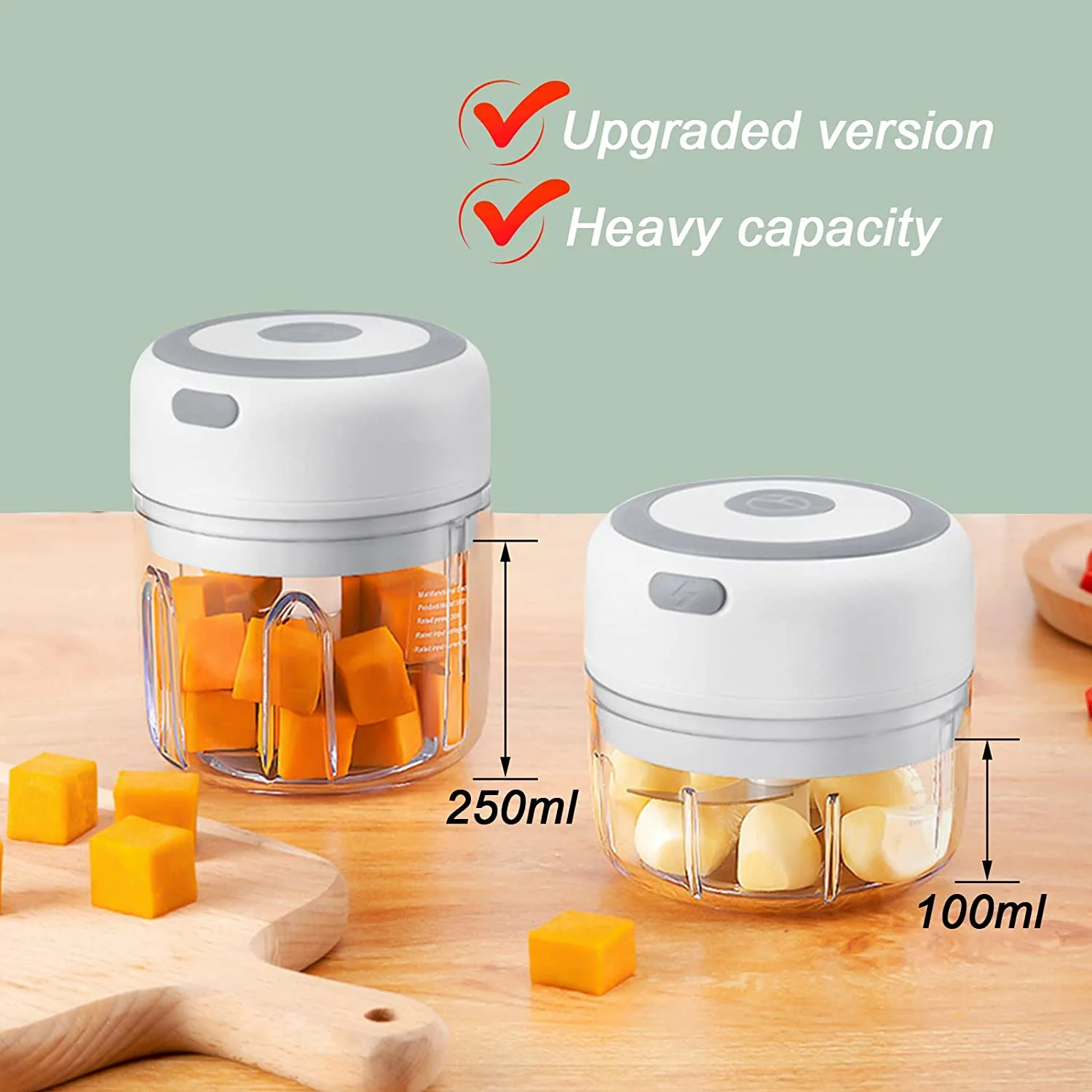 100/250mL Mini Electric Chopper - Image 12