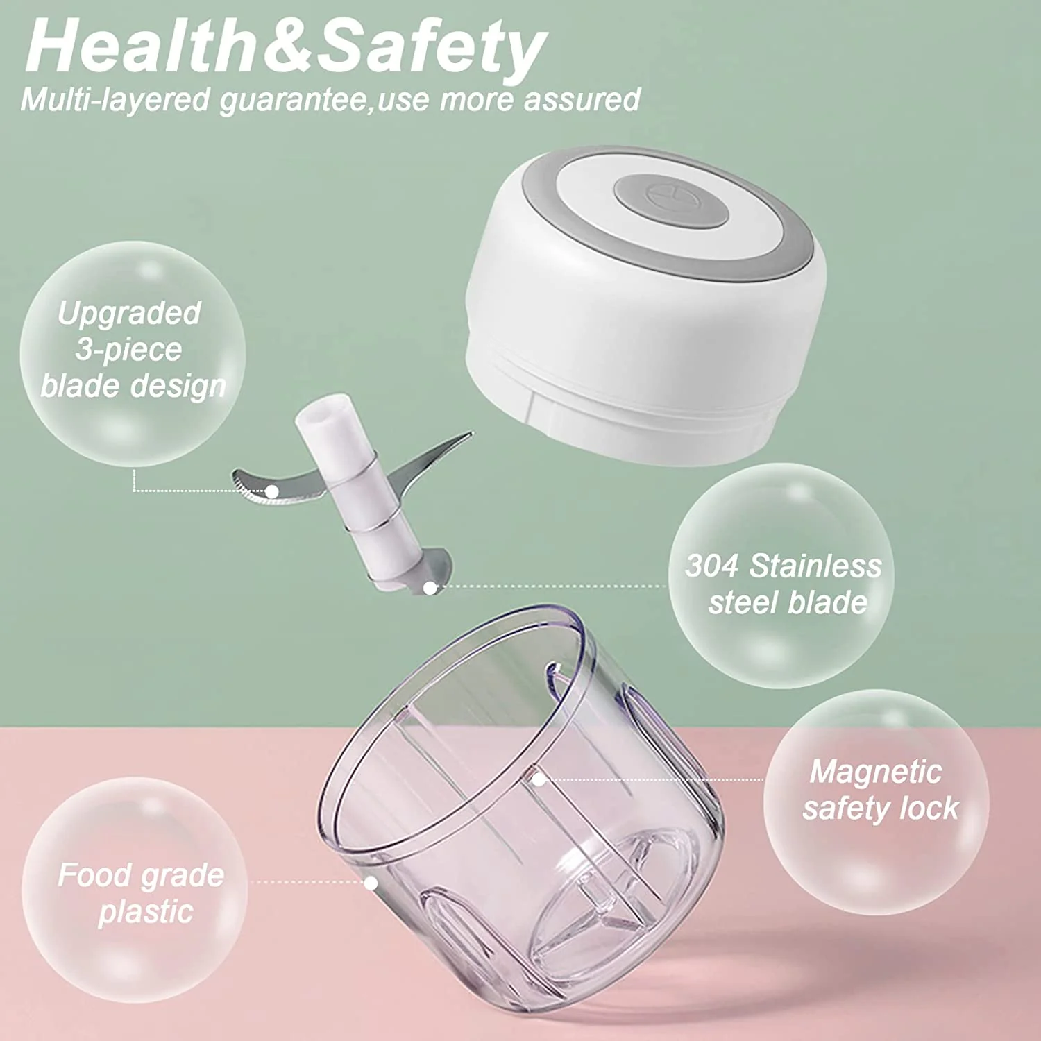 100/250mL Mini Electric Chopper - Image 14