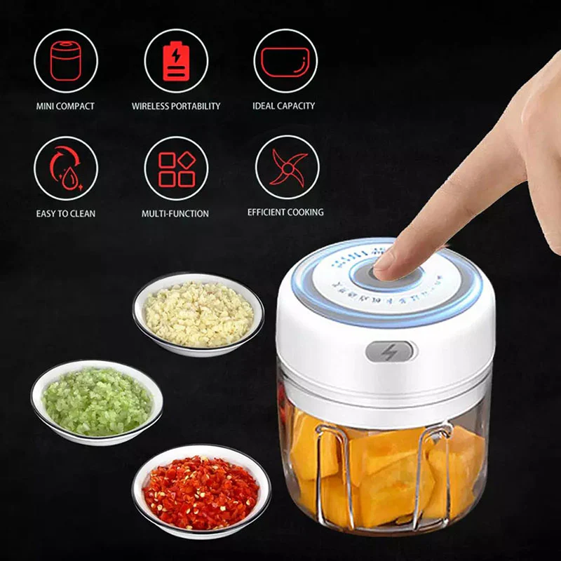 100/250mL Mini Electric Chopper - Image 18