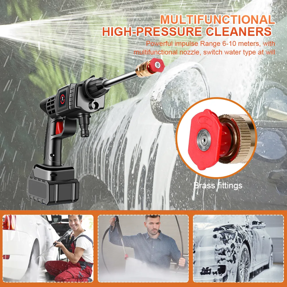 10000/20000mAh Cordless High Pressure Car Washer - Image 4