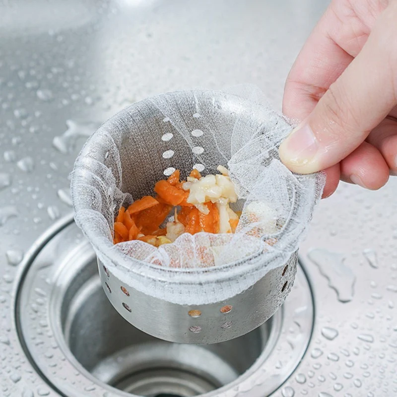 100PCS Disposable Sink Mesh Drainer Bag - Image 4