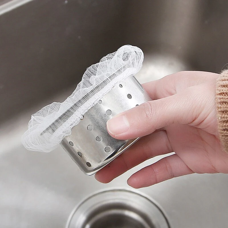 100PCS Disposable Sink Mesh Drainer Bag - Image 5