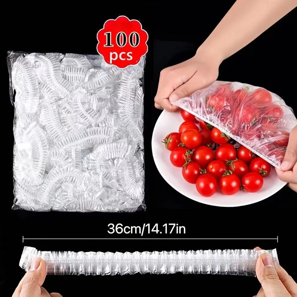 100PCS Food-grade Reusable Food Covers - Image 8