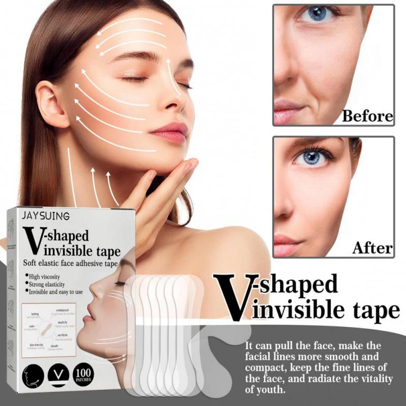 100PCS Invisible Face Lift Stickers - Image 3