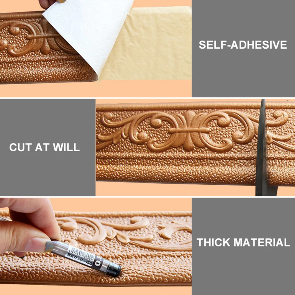 10M (32 3/4 ft) 3D Self Adhesive Border Line - Image 15