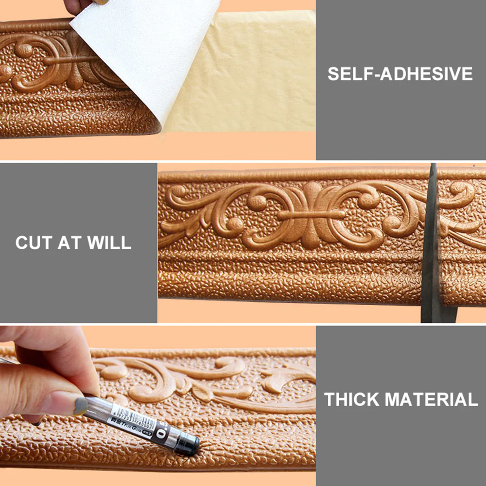 10M (32 3/4 ft) 3D Self Adhesive Border Line - Image 19