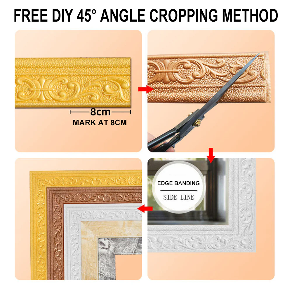 10M (32 3/4 ft) 3D Self Adhesive Border Line - Image 22