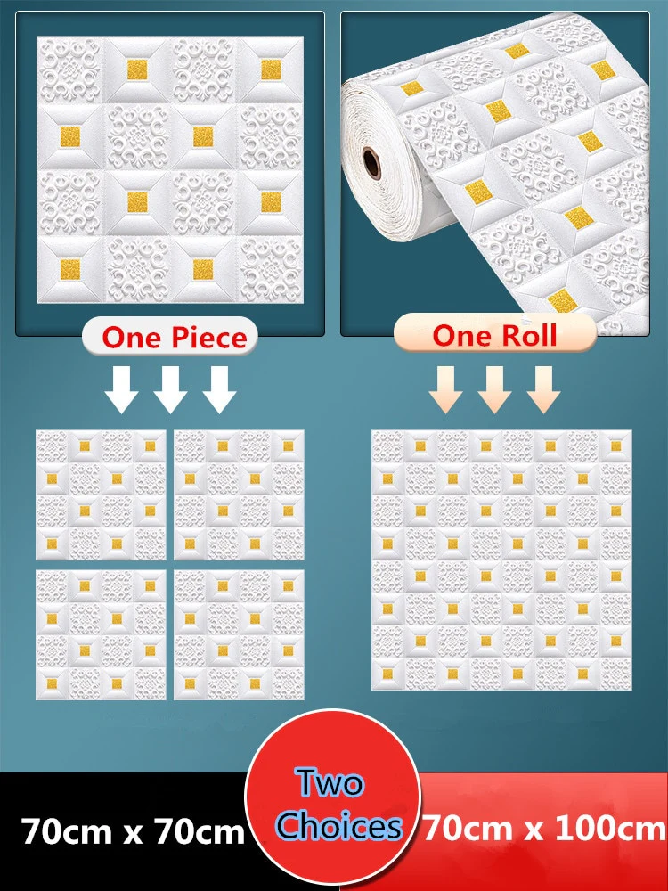 10M/5M/3M  (32ft/16ft/10ft) 3D Wall Paper - Image 9