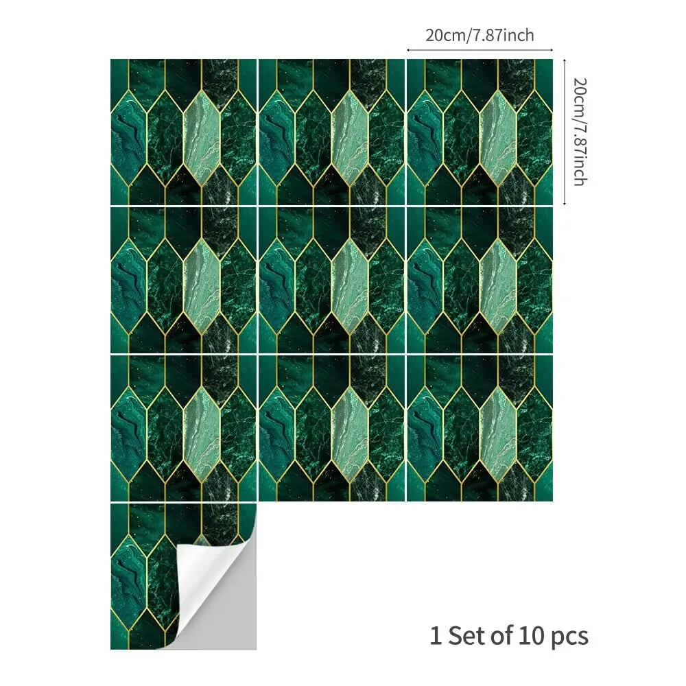 10PCS 3D Wall Tile Stickers - Image 7