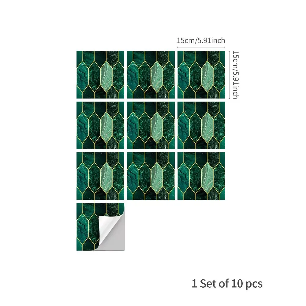 10PCS 3D Wall Tile Stickers - Image 8